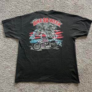 VTG Harley Davidson 1998 Bike Week Eagle Lightning Motorcycle T Shirt Sz XL